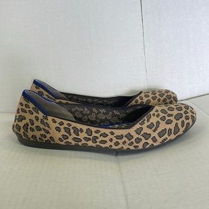 Cheetah Print Rothy’s in tan brown